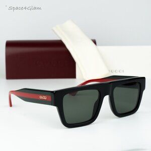 Gucci Women Sunglasses Black Grey Square GG1868S 001 NEW AUTHENTIC